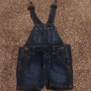 Adorable Baby Gap Blue jean overalls!